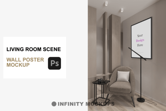 Download Living Room Canvas Wall Art Mockup - Living Collection