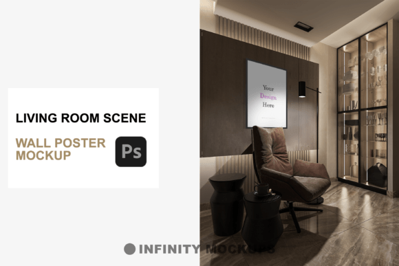 Download Living Room Canvas Wall Art Mockup - Living Collection