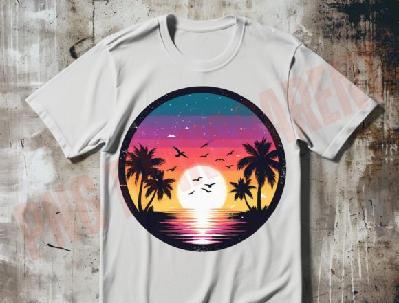 Download Beach Sunset Png Sublimation Design - Sublimation design Collection