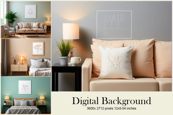 Download Living Room Backdrop Overlays Mockup - Living Collection